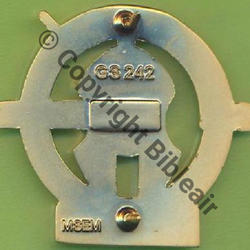 GS.242 CSFM PARIS  Fab MSEM 2Attach PINS Dos lisse Src.Y.GENTY 